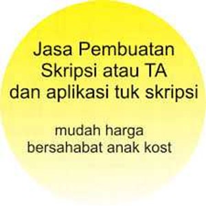 Jasa Pembuatan Skripsi Wilayah Kalimantan Timur