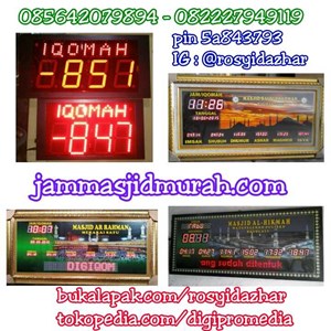 Jam Jadwal Sholat Digital Masjid